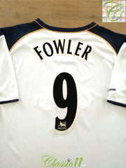 2001/02 Liverpool Away Premier League Football Shirt Fowler #9 (XL)