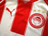 2010/11 Olympiacos Home Football Shirt Pantlic #9 (M)