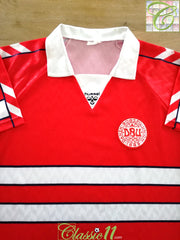 1988/89 Denmark Home Football Shirt