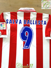 2000/01 Atlético Madrid Home La Liga Football Shirt Salva Ballesta #9