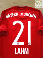 2015/16 Bayern Munich Home Football Shirt Lahm #21