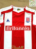 2008/09 Stoke City Home Premier League Football Shirt Delap #24 (S)