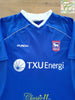 2001/02 Ipswich Town Home European Football Shirt Armstrong #10 (S)