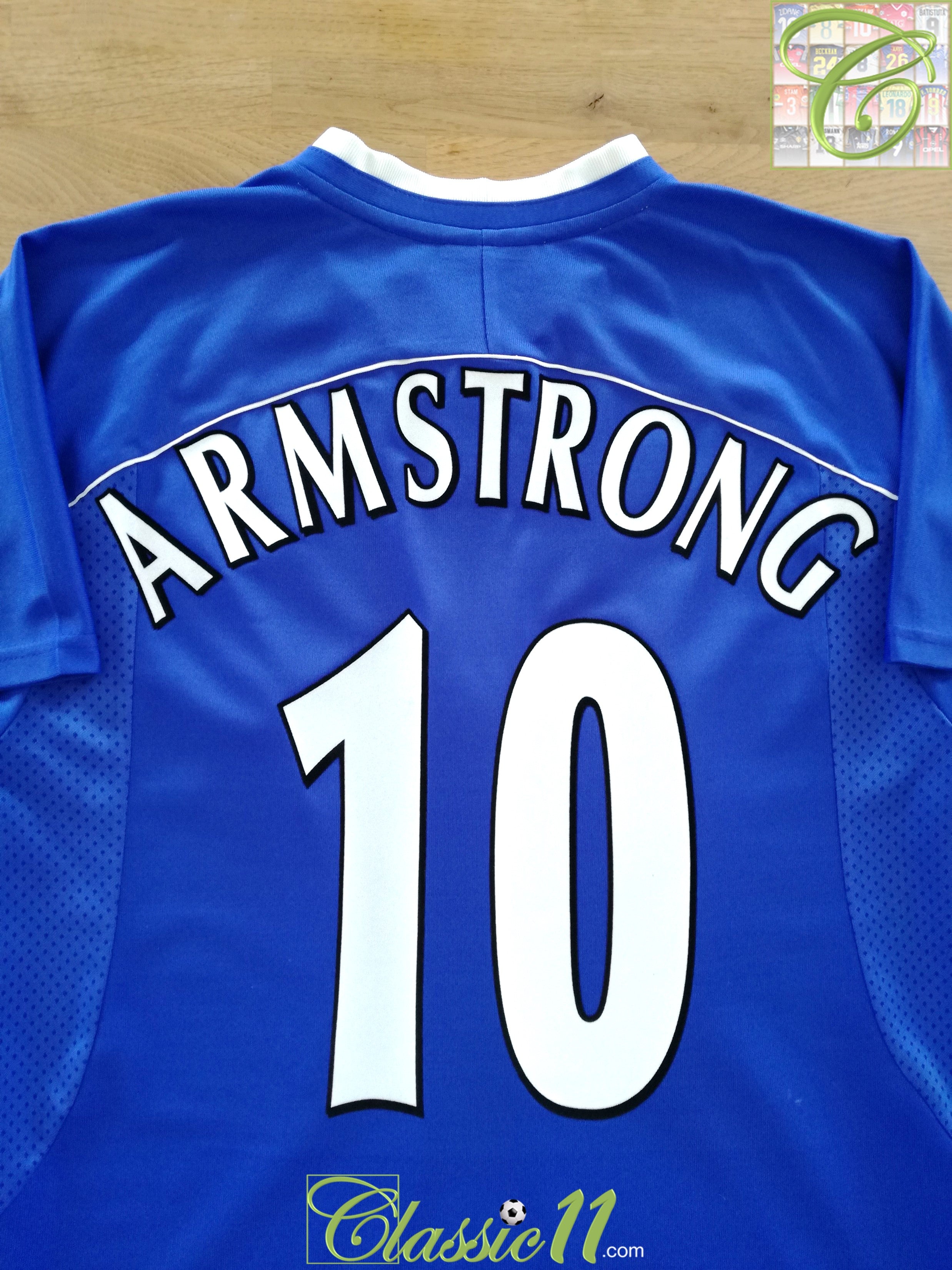 2001/02 Ipswich Town Home Football Shirt Armstrong #10 (S)