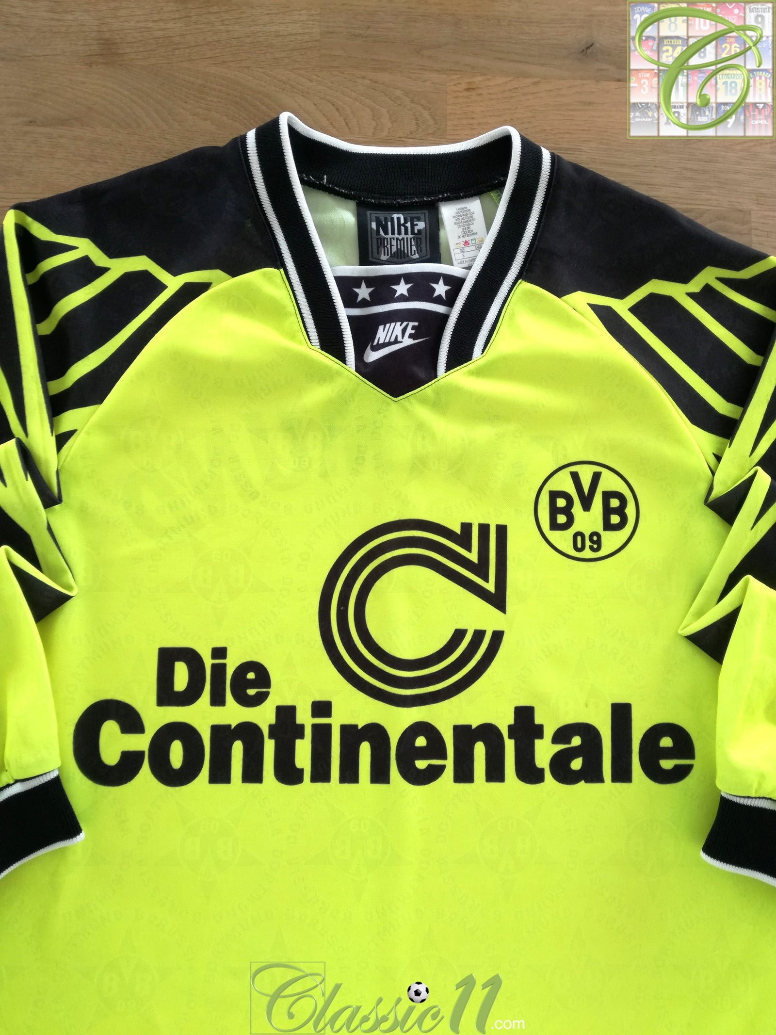 1994/95 Borussia Dortmund Home Long Sleeve Football Shirt