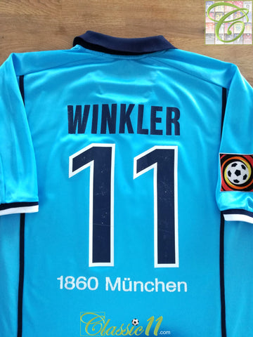 1999/00 1860 Munich Home Bundesliga Football Shirt Winkler #11