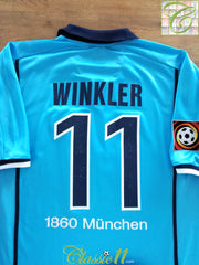 1999/00 1860 Munich Home Bundesliga Football Shirt Winkler #11