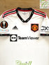 2022/23 Man Utd Away Europa League Football Shirt Eriksen #14 (M)