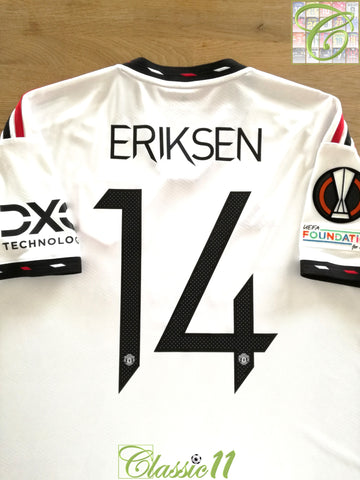 2022/23 Man Utd Away Europa League Football Shirt Eriksen #14