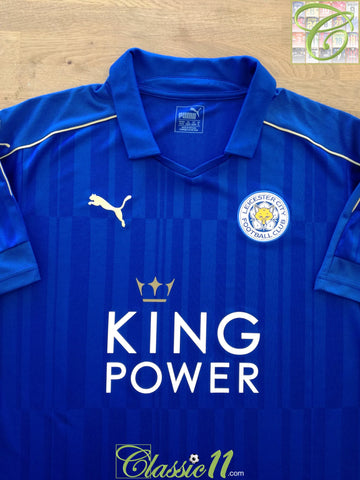 2016/17 Leicester City Home Football Shirt