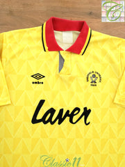 1991/92 Sheffield United Away Football Shirt