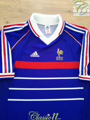 1998 France Home Football Shirt