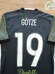 2015/16 Germany Away Football Shirt Götze #19