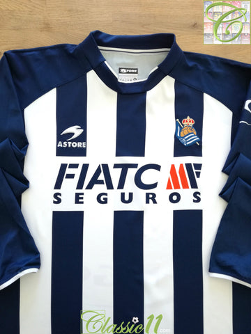 2005/06 Real Sociedad Home Long Sleeve Football Shirt