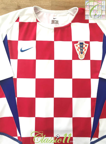 2002/03 Croatia Home Football Shirt