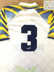1995/96 Parma Home Football Shirt Benarrivo #3 (XL)
