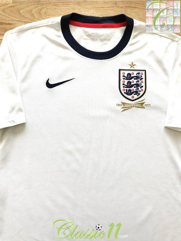 2013 England '150th Anniversary' Home Football Shirt