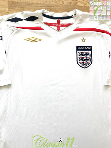 2007/08 England Home Football Shirt