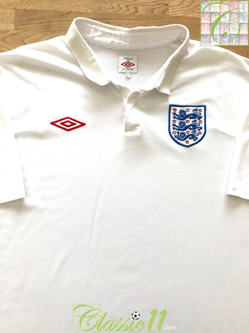2009/10 England Home Football Shirt (XS) (S)