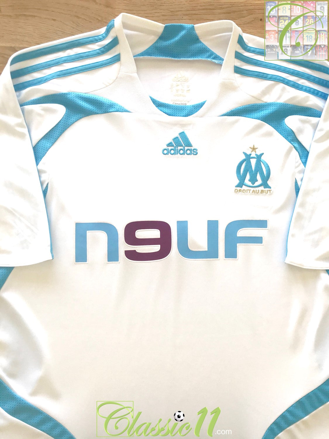 2007/08 Marseille Home Football Shirt