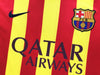2013/14 Barcelona Away La Liga Football Shirt Messi #10 (S)