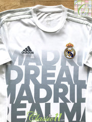 2015/16 Real Madrid Pre-Match Football Shirt (S)