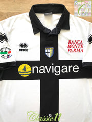2009/10 Parma Home Serie A Football Shirt (S)