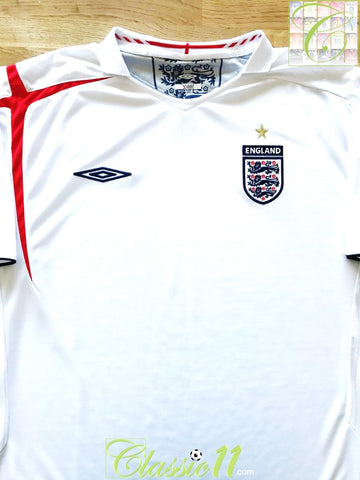 2005/06 England Home Football Shirt (B)