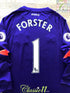 2016/17 Southampton Goalkeeper Premier League Football Shirt Forster #1 (S)