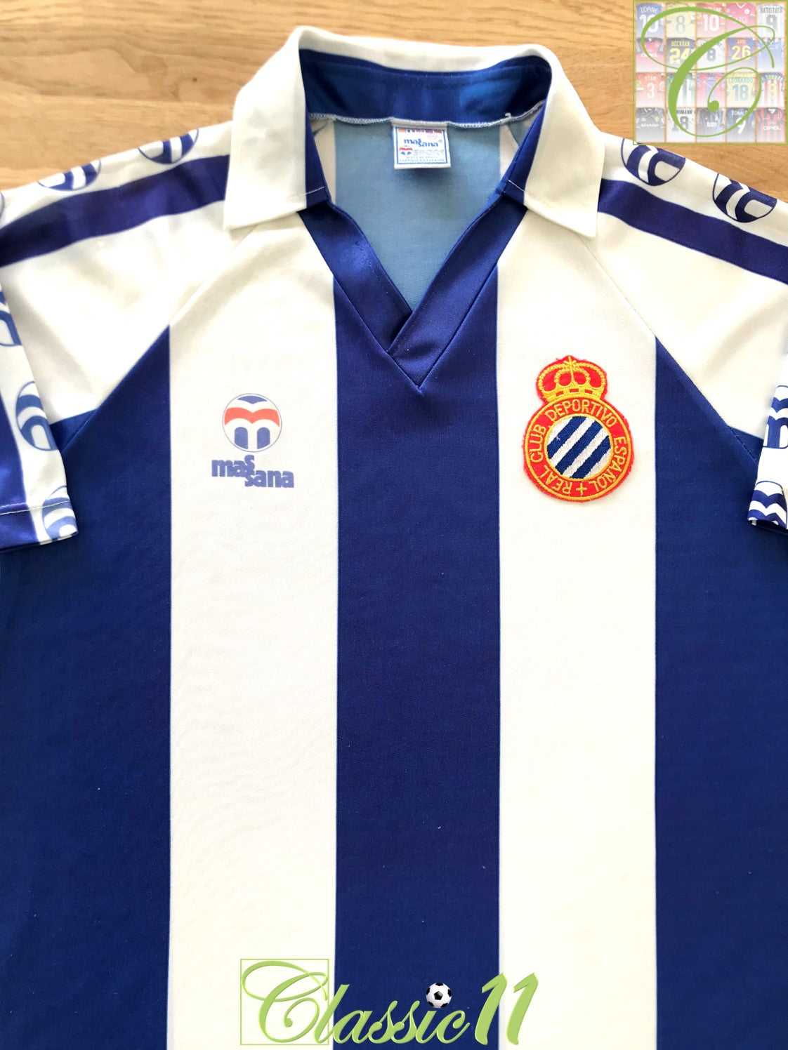 1987/88 Espanyol Home Football Shirt (XXL)