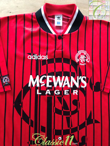 1994/95 Rangers Away Football Shirt (M)