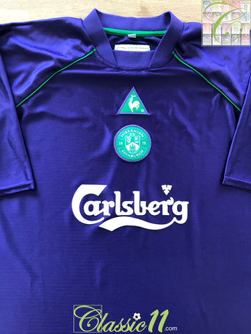 2001/02 Hibernian Away Football Shirt (XXL)