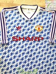 1990/91 Man Utd Away Football Shirt
