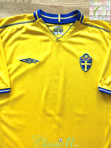 2003/04 Sweden Home Football Shirt (XL)