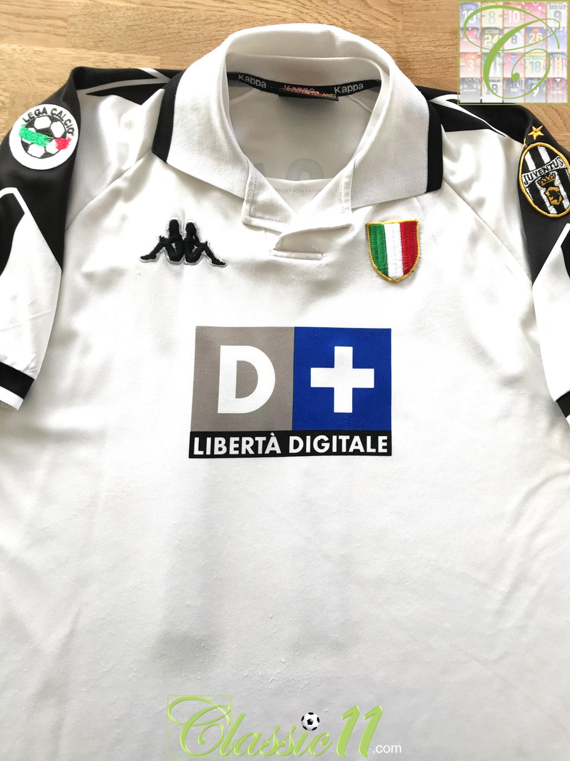 1998/99 Juventus Away Serie A Football Shirt Fonseca #11 (L)