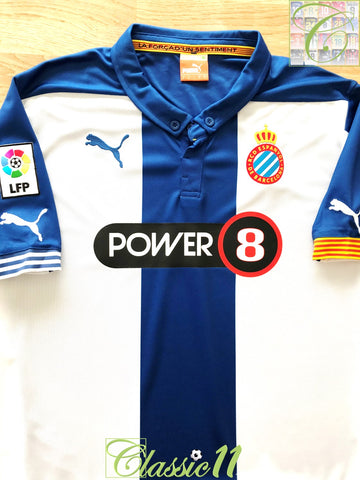 2014/15 Espanyol Home La Liga Football Shirt (L)