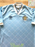 1987/88 Man City Home Football Shirt (S)