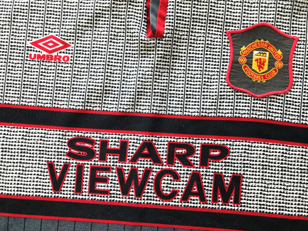 Manchester United 1995 - 1996 away football shirt jersey camiseta Umbro  size L