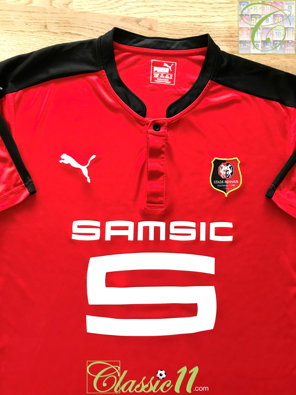 2016/17 Stade Rennais Home Football Shirt (XL)