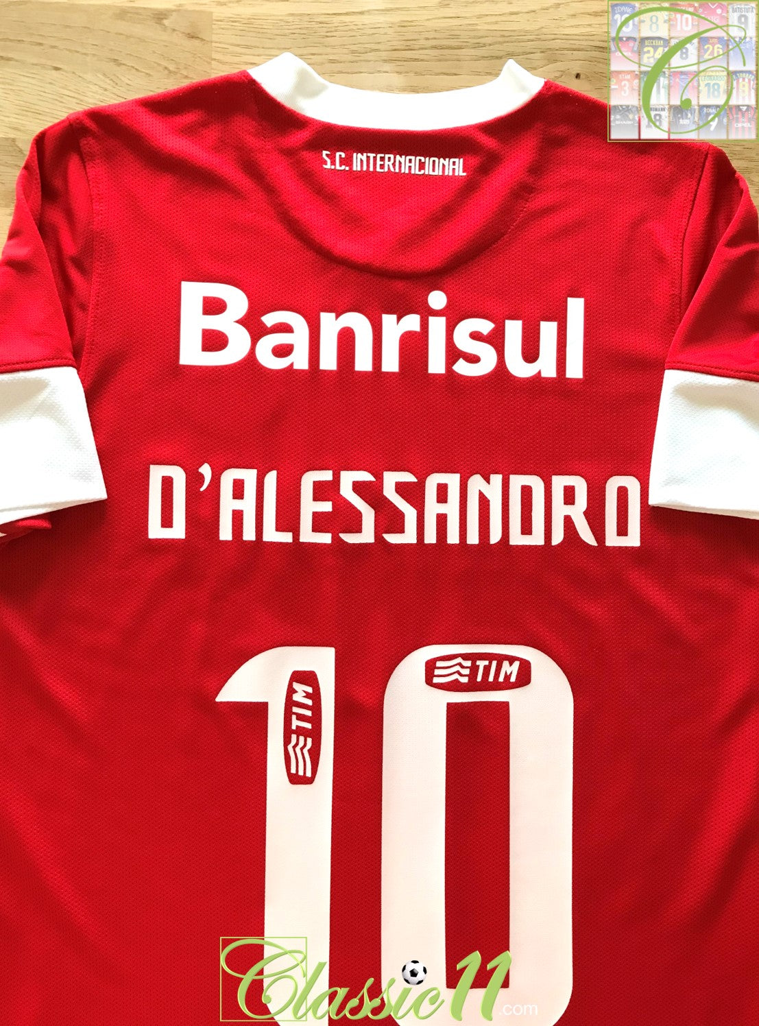 2011/12 Internacional Home Football Shirt D'Alessandro #10 (M)