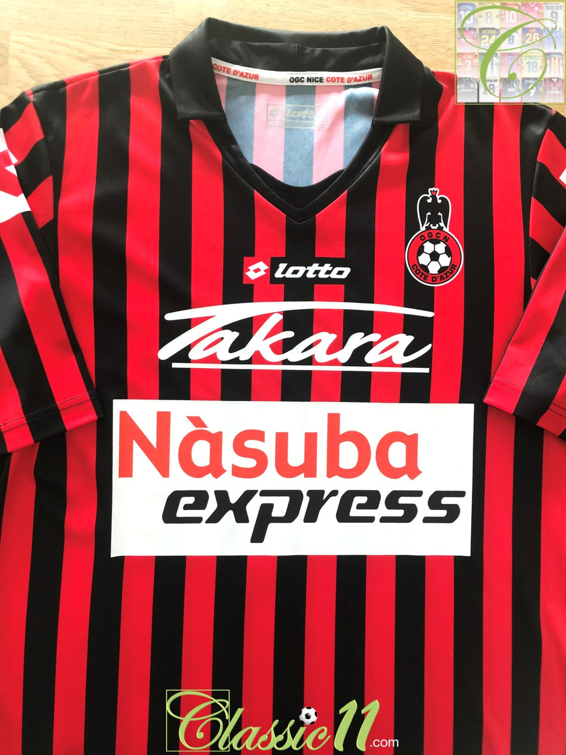 2008/09 OGC Nice Home Football Shirt