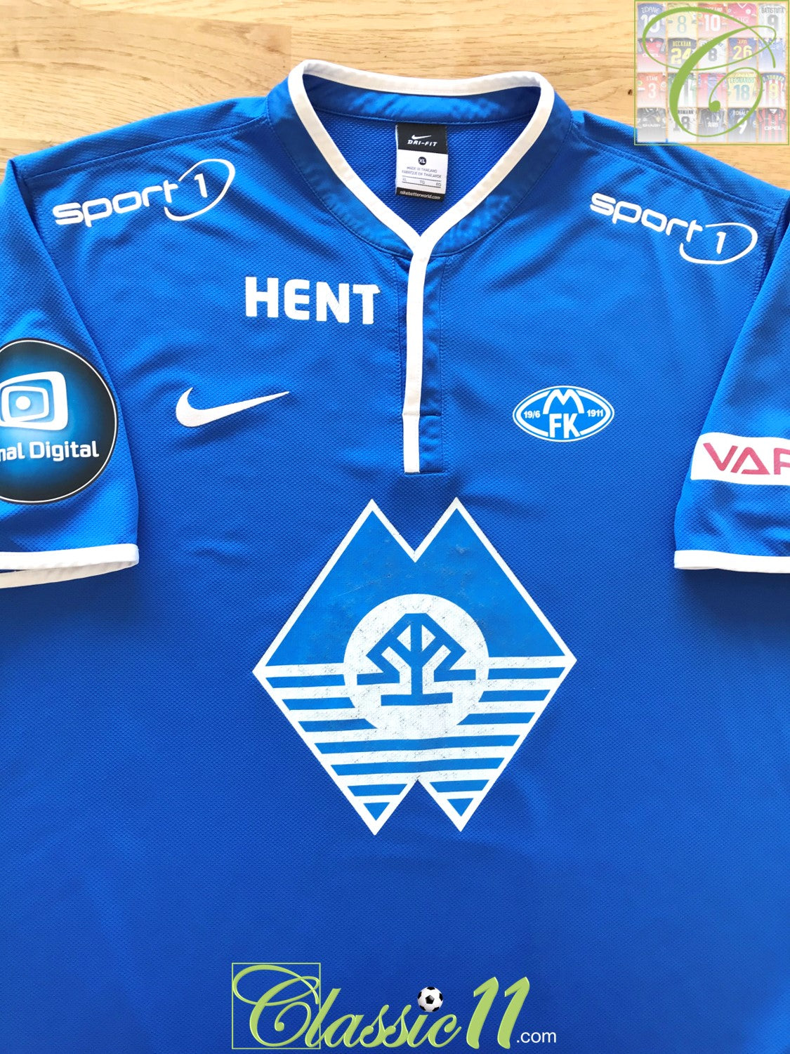 2014 Molde Home Player Issue Football Shirt (XL)