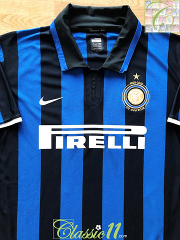 2007/08 Internazionale Home Centenary Football Shirt