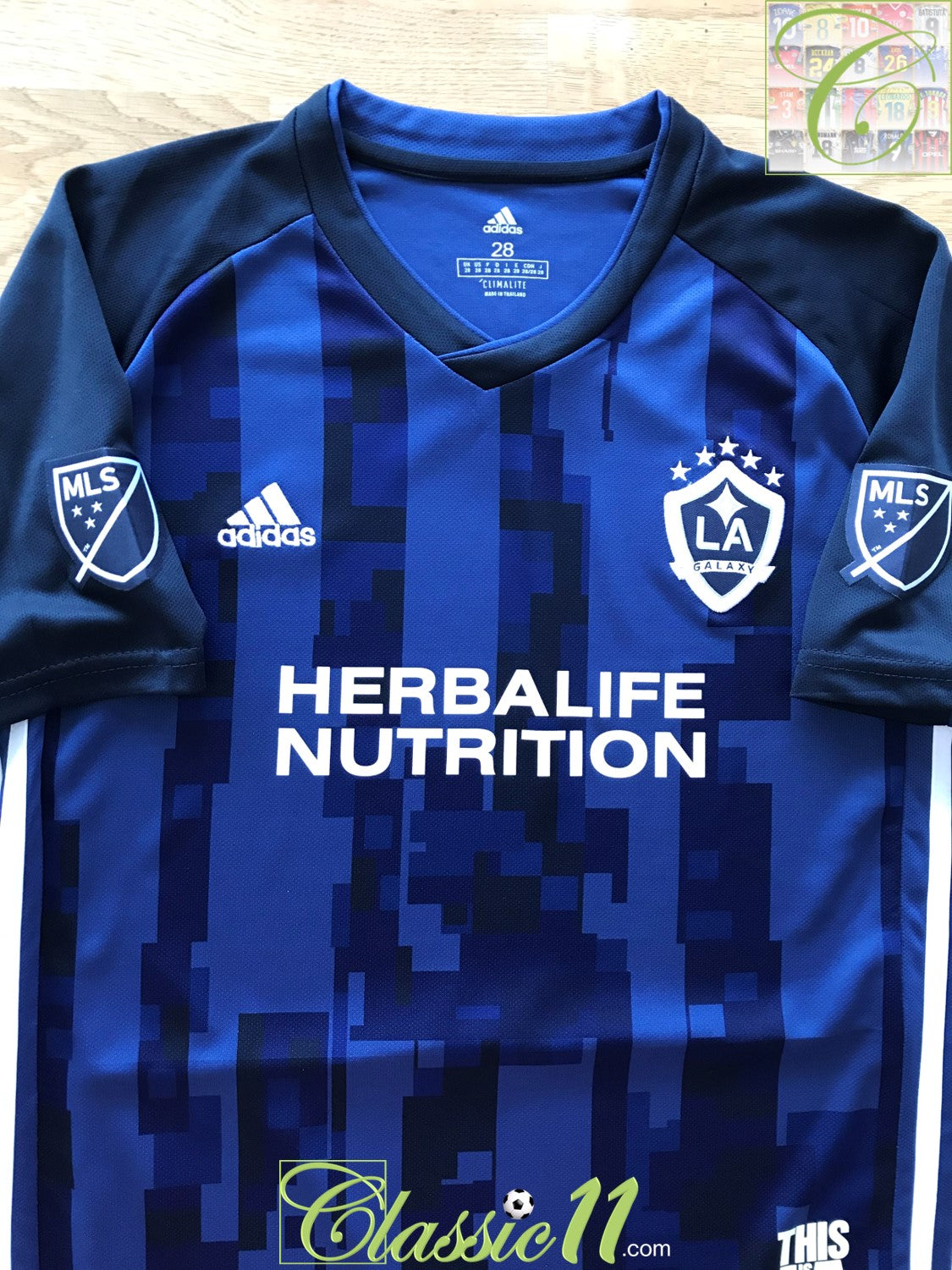 2019 LA Galaxy Away MLS Player Issue Football Shirt (Y)