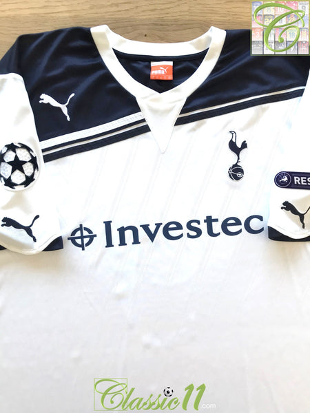 2010/11 Tottenham Home Champions League Football Shirt