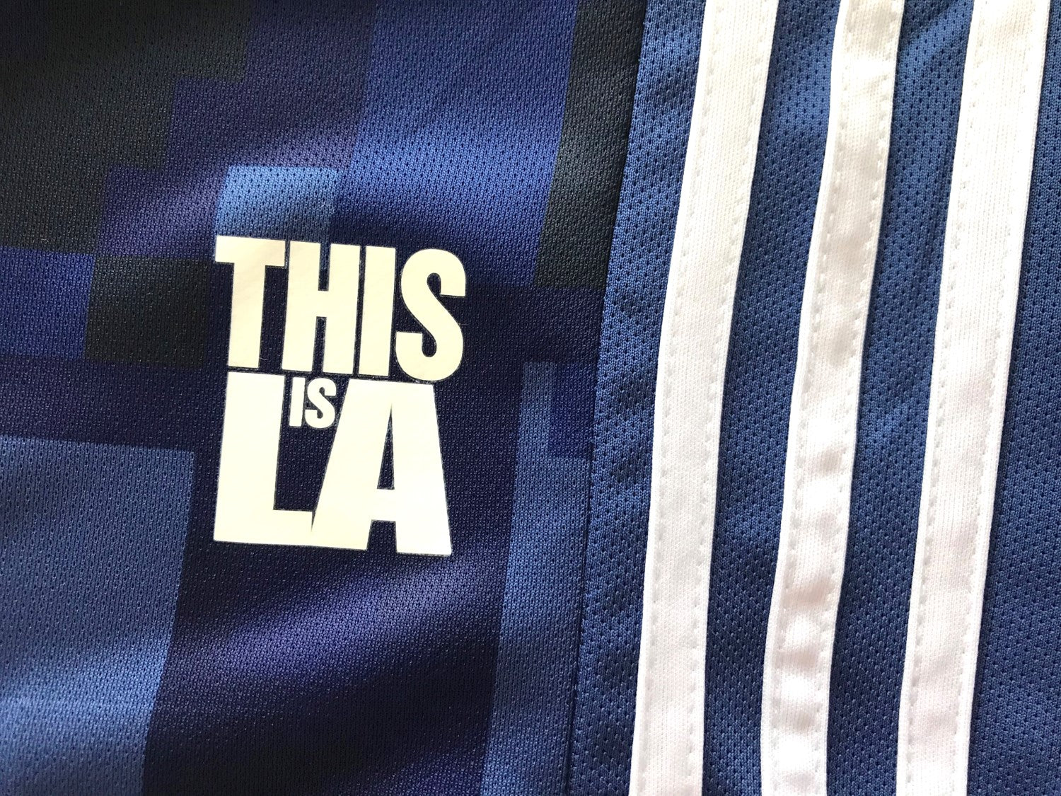 2019 LA Galaxy Away MLS Player Issue Football Shirt (Y)