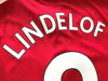 2017/18 Man Utd Home Premier League Football Shirt Lindelof #2 (XS)