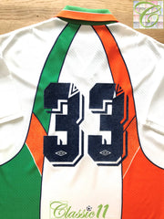 1994/95 Republic of Ireland Away Football Shirt #33 (M)
