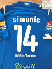 2009/10 Hoffenheim Home Bundesliga Football Shirt Simunic #14 (L)