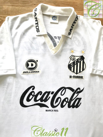 1993 Santos Home Football Shirt (L)